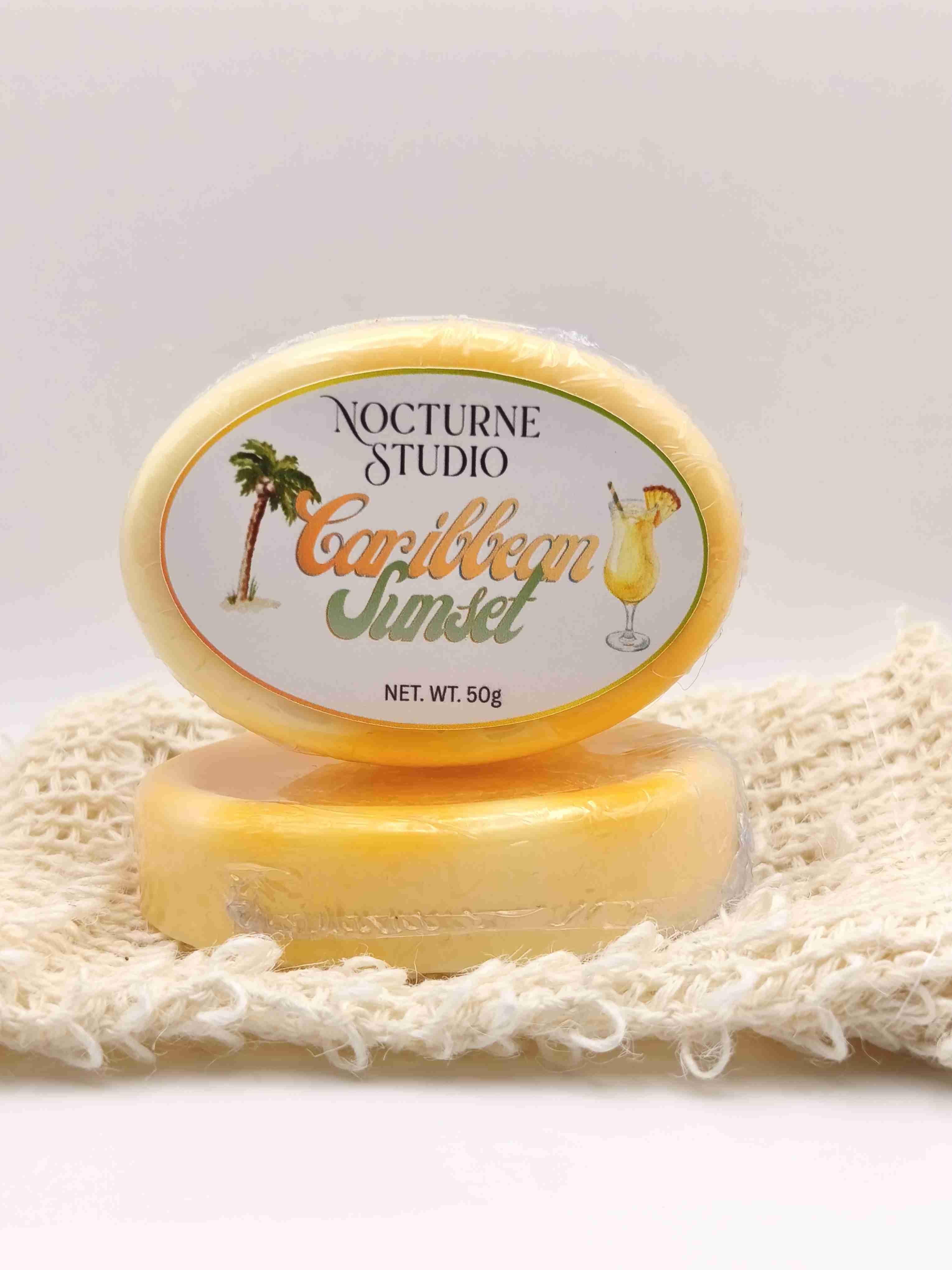 "Caribbean Sunset" Mini Soap