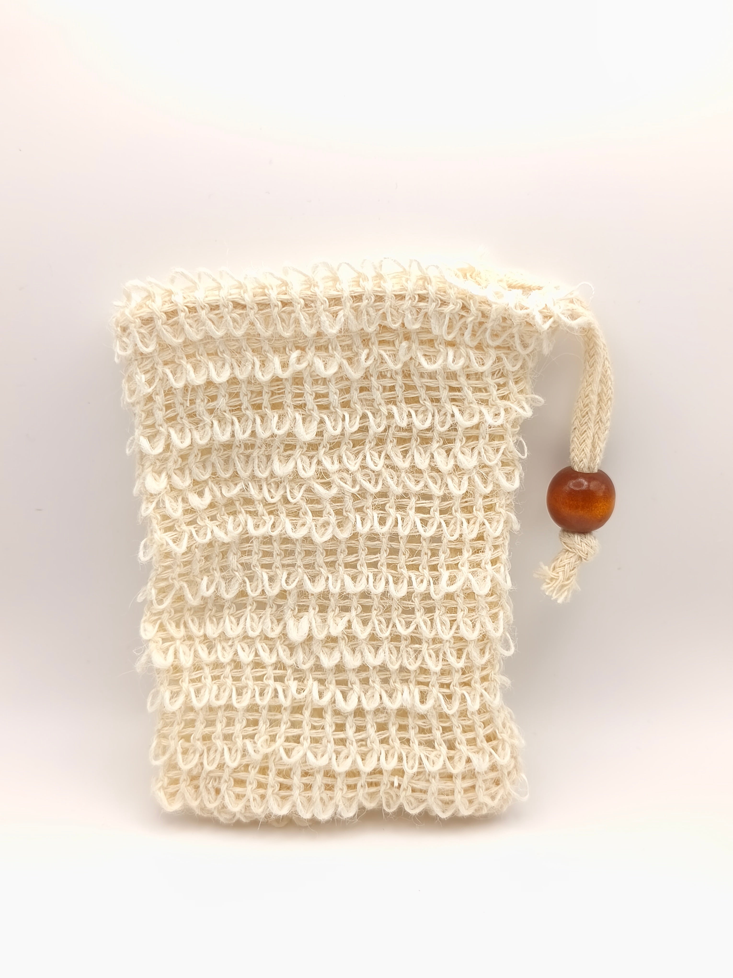 Exfoliating sisal pouch
