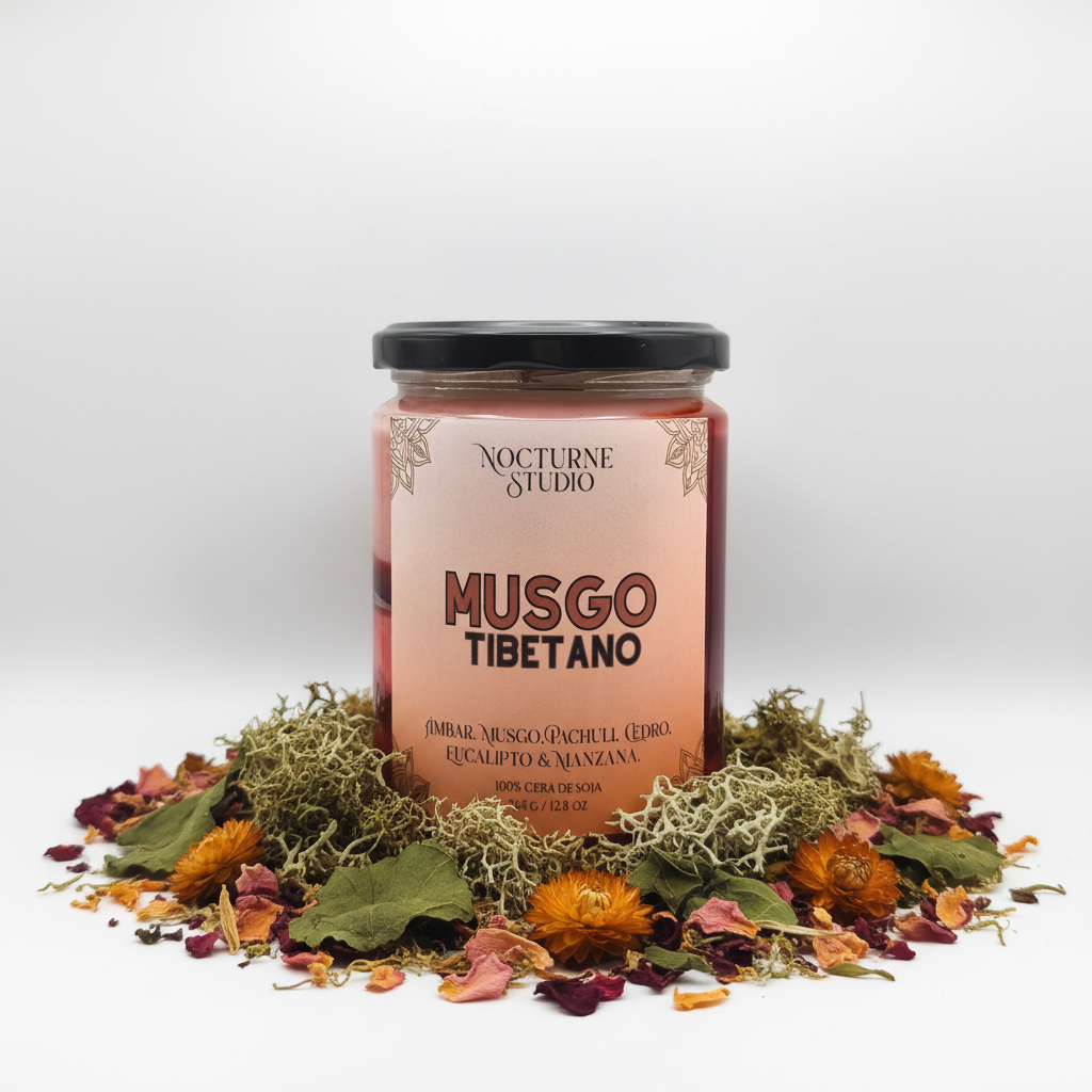 Musgo Tibetano con flores